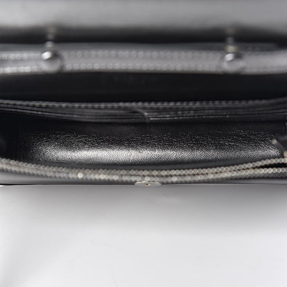 Givenchy Lambskin Emblem Chain Wallet Black 5 of 12
