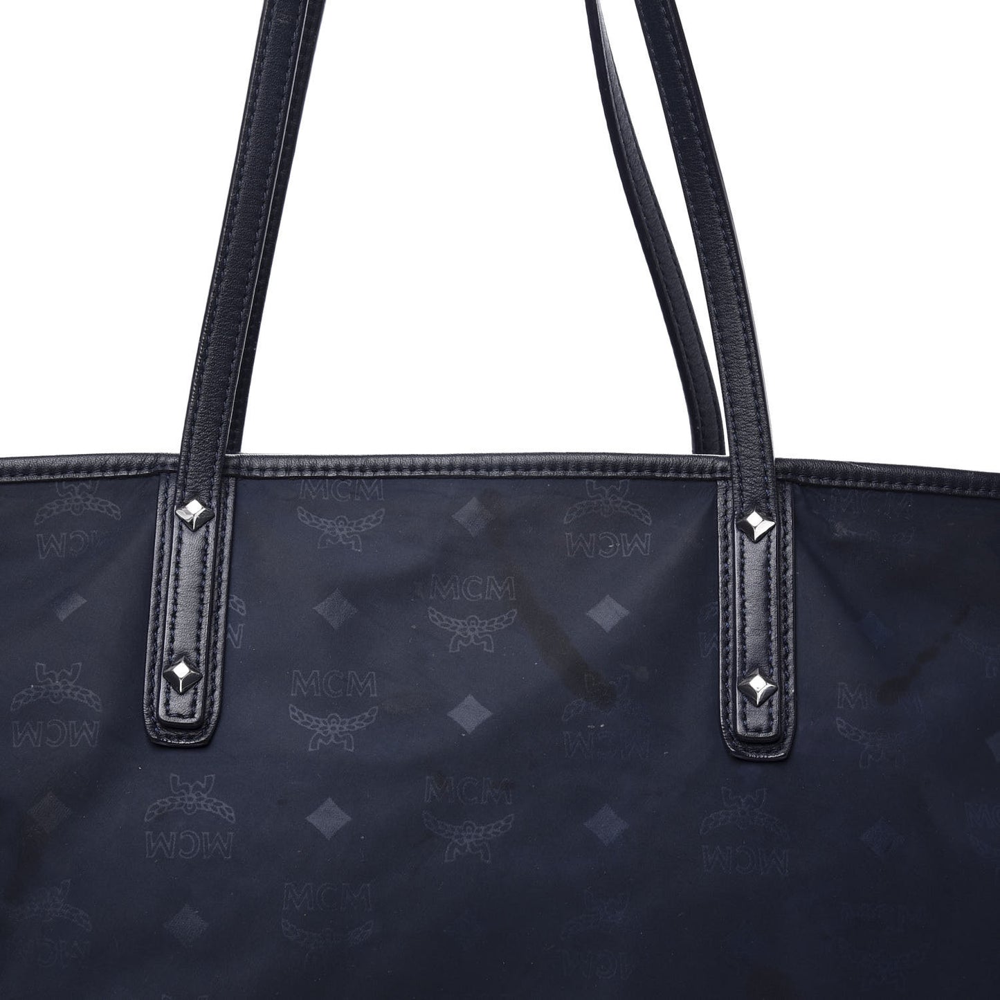 Nylon Monogram Medium Dieter Shopper Tote Navy