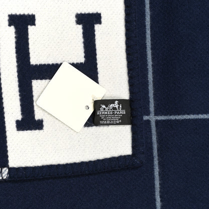 Hermes Wool Cashmere Avalon III Blanket Caban Ecru 3 of 3
