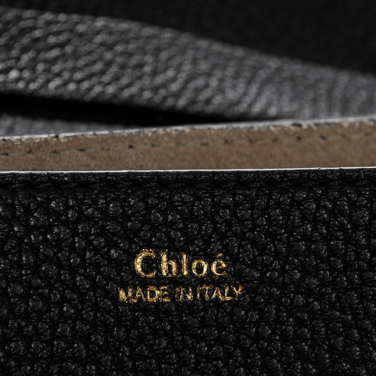Grained Lambskin Mini Drew Shoulder Bag Black