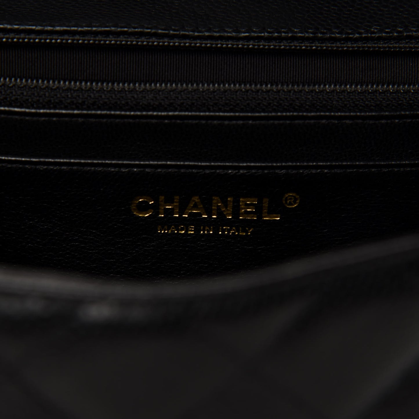 Caviar Quilted Jumbo Single Flap Black