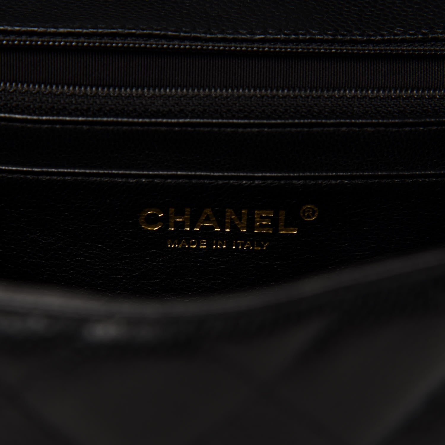 Chanel Caviar Quilted Jumbo Single Flap Black 9 of 12