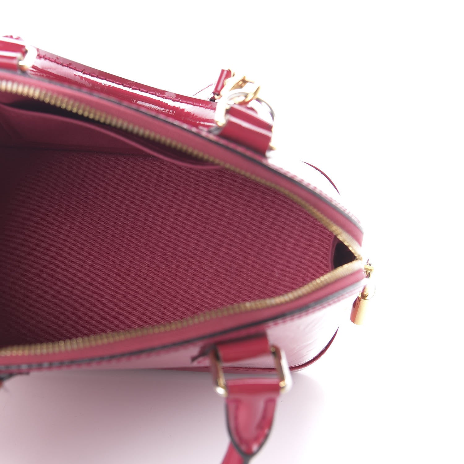 Louis Vuitton Vernis Alma BB Rose Indien 5 of 11