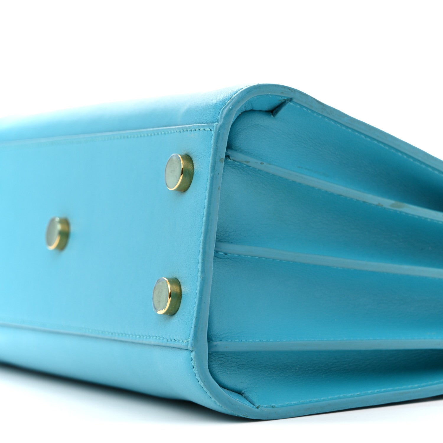 Saint Laurent Calfskin Nano Sac De Jour Turquoise 19 of 33