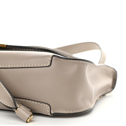 Chloe Calfskin Medium Marcie Saddle Shoulder Bag Motty Grey 10 of 11