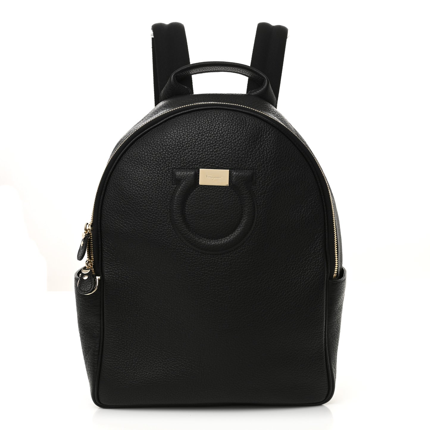 Calfskin Gancio XL City Backpack Black