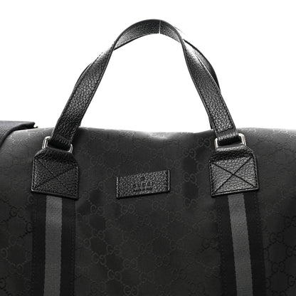 Gucci Nylon Monogram XL Duffle Bag Black 7 of 11
