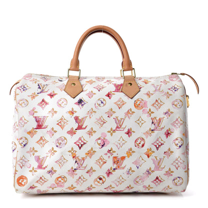 Louis Vuitton Watercolor Aquarelle Speedy 35 White 1 of 15