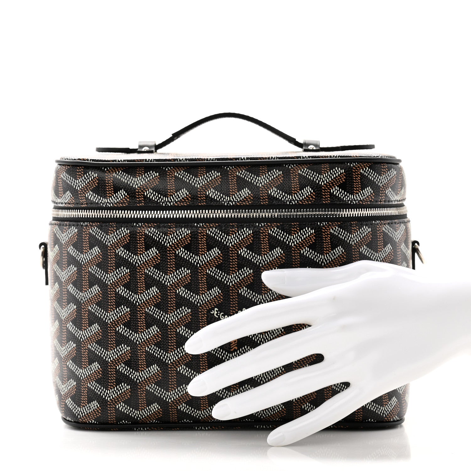 Goyard Goyardine Muse Vanity Case Black 2 of 7