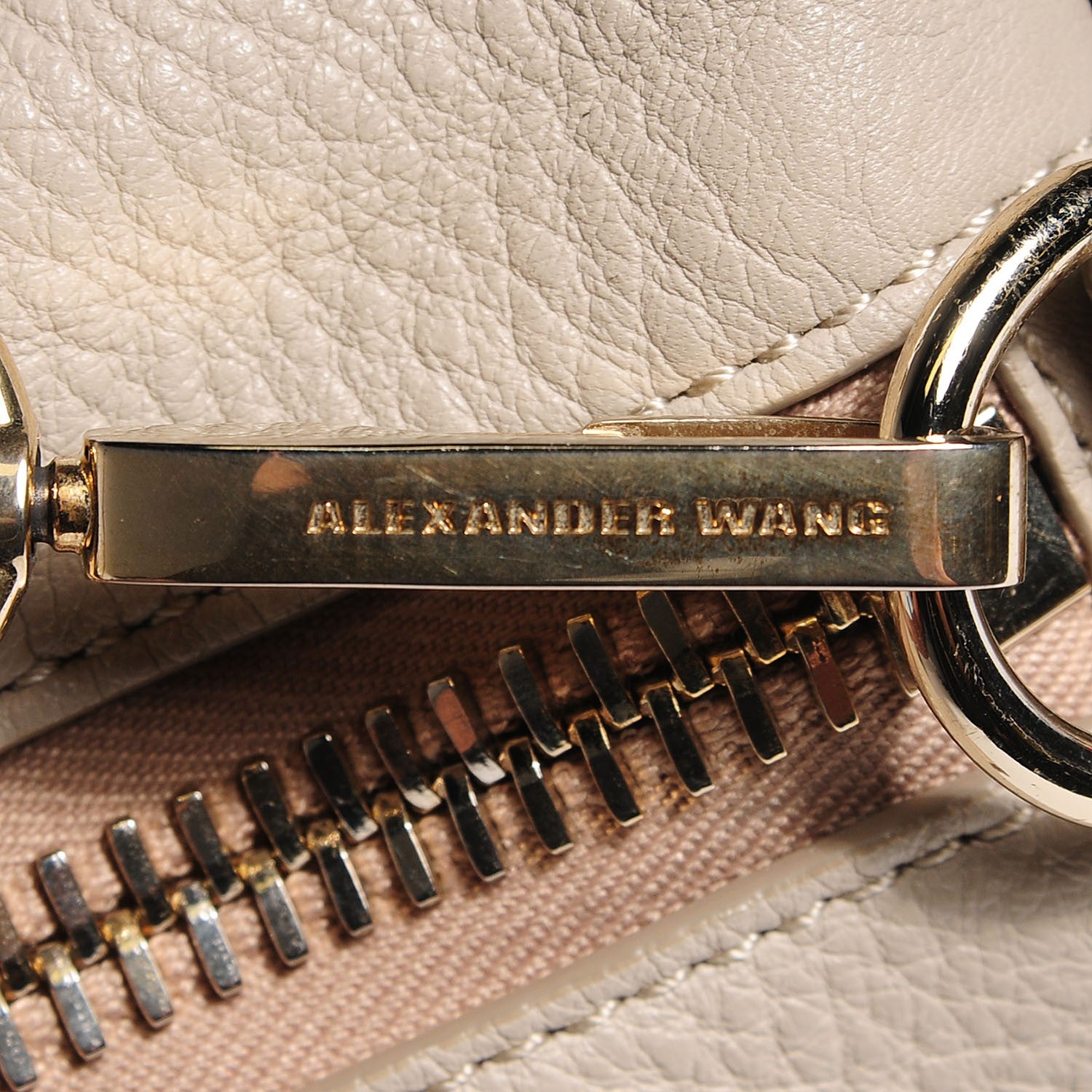 Alexander Wang Pebbled Lambskin Rocco Oyster 7 of 7