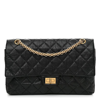 Chanel Aged Calfskin Quilted 2.55 Reissue 226 Flap Black 1 of 14