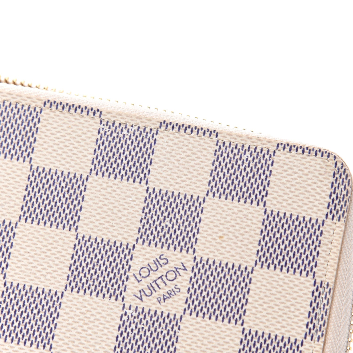 Louis Vuitton Damier Azur Clemence Wallet Rose Ballerine 6 of 10