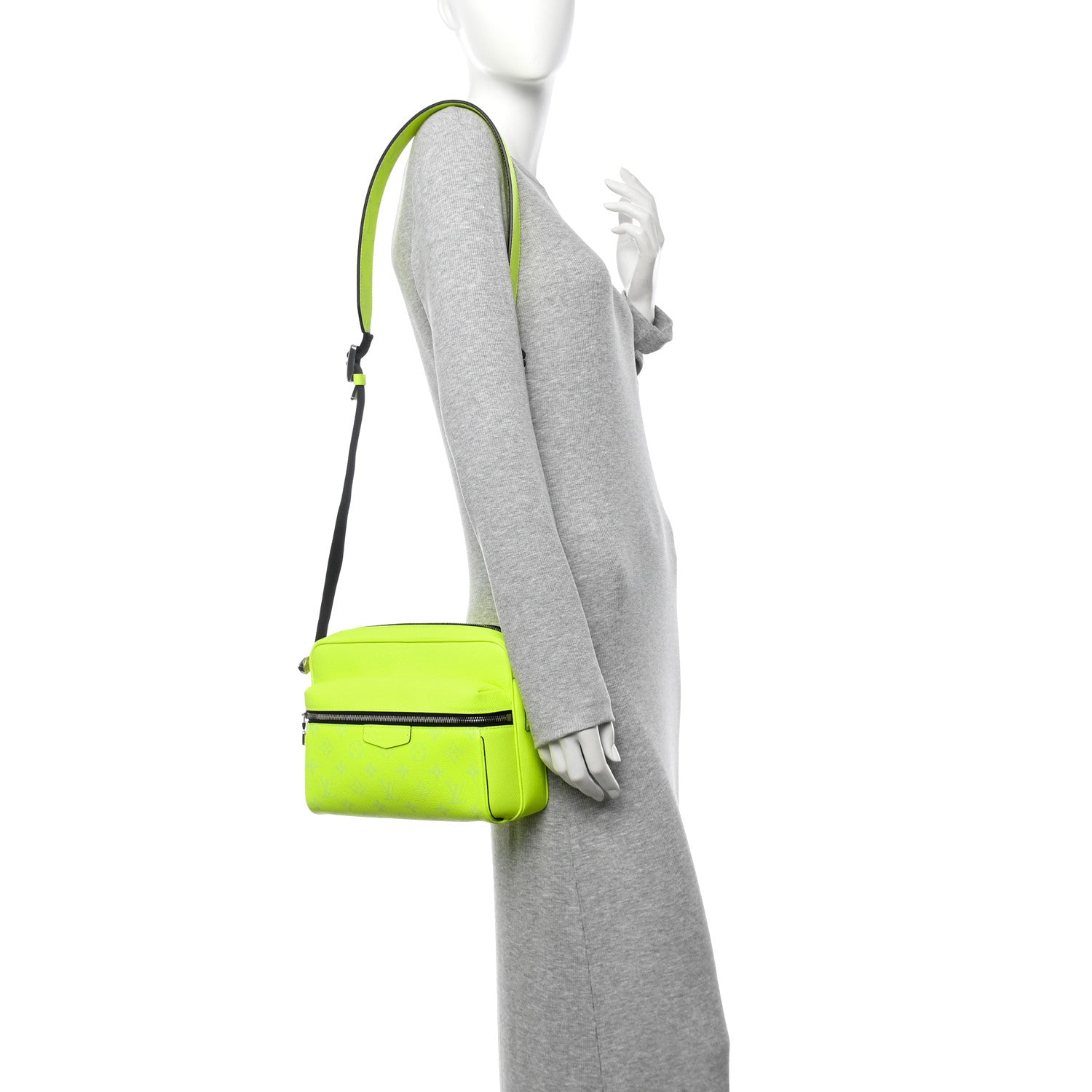 Louis Vuitton Taigarama Outdoor Messenger Neon Yellow 2 of 11