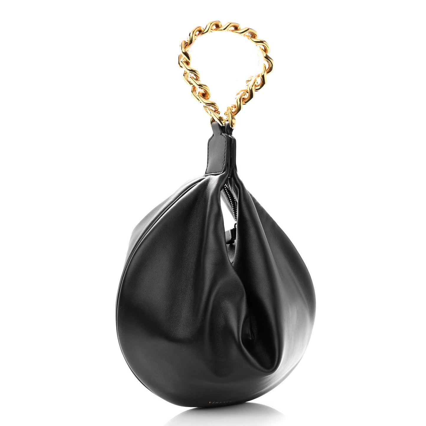 Calfskin La Medusa Chain Hobo Black
