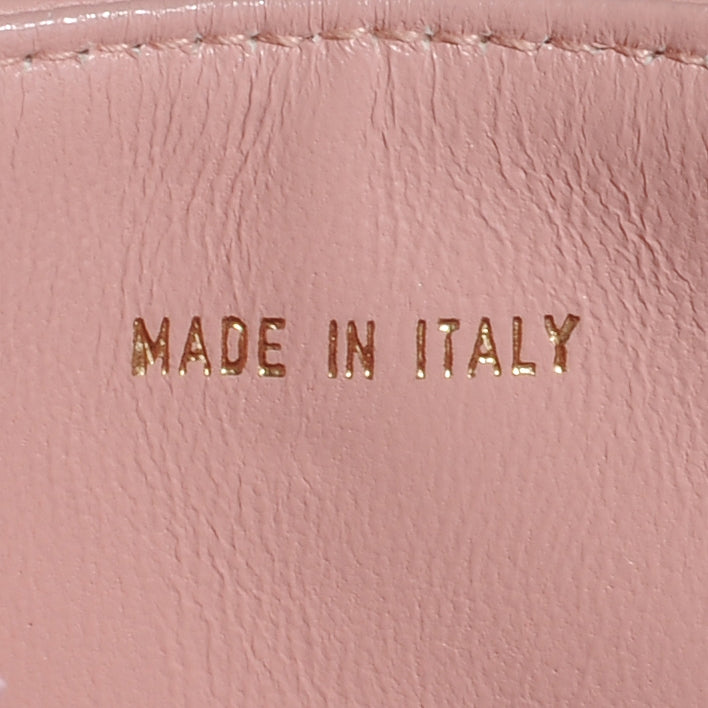 Lambskin Camellia Mini Flap Pink