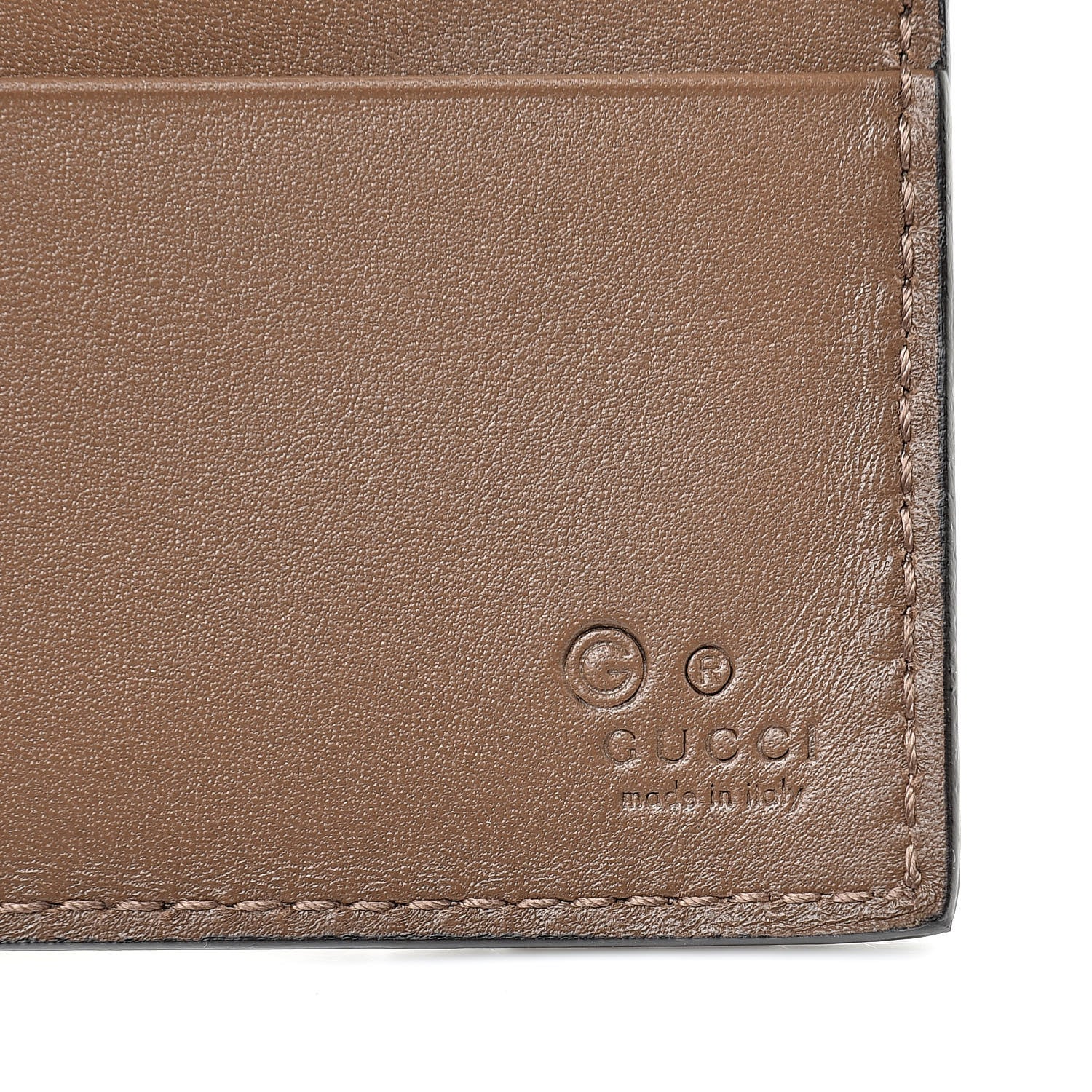 Gucci Microguccissima Bi-Fold Wallet Acero 6 of 8