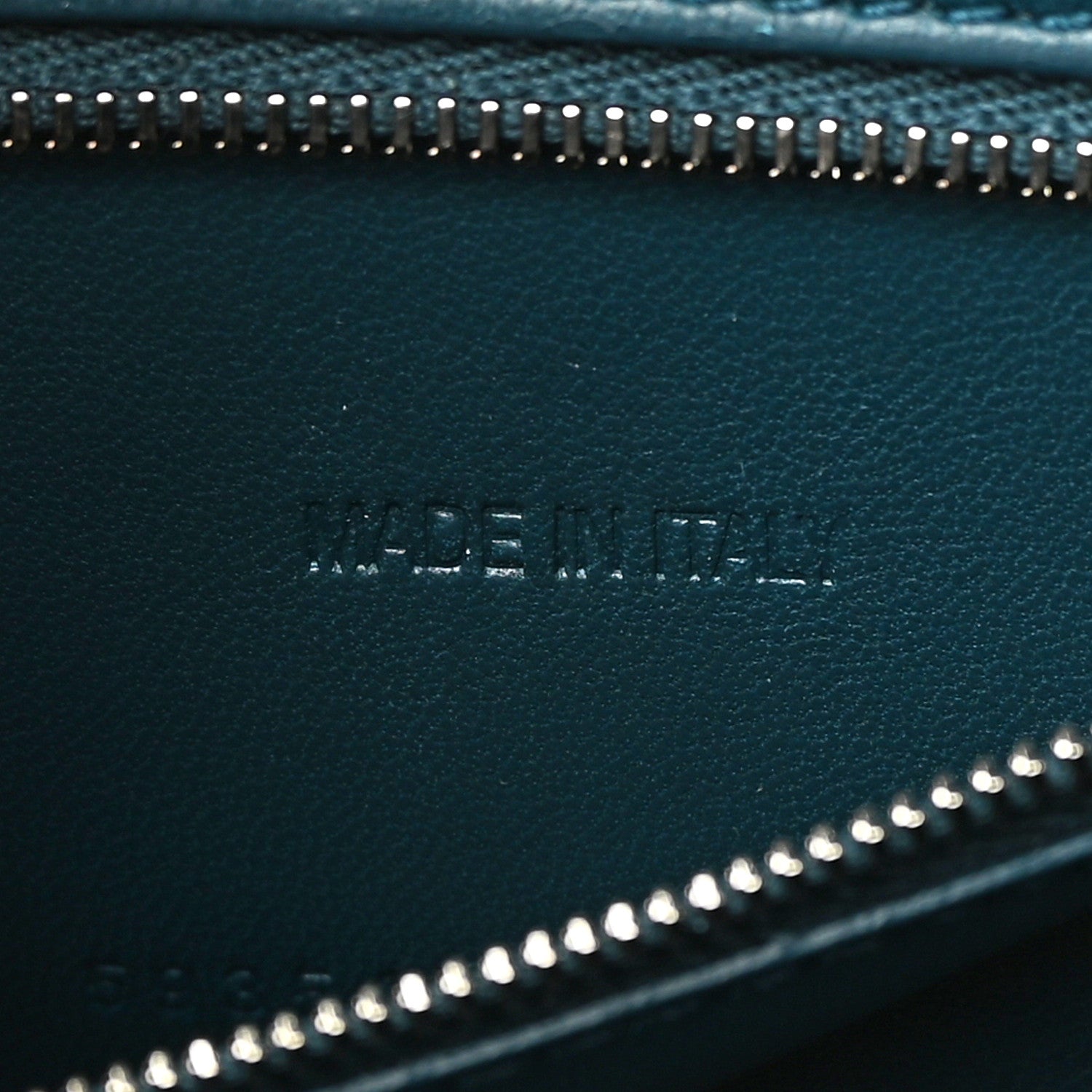 Balenciaga Shiny Calfskin Crocodile Embossed Small Hourglass Top Handle Bag Dark Petrol Blue 7 of 12