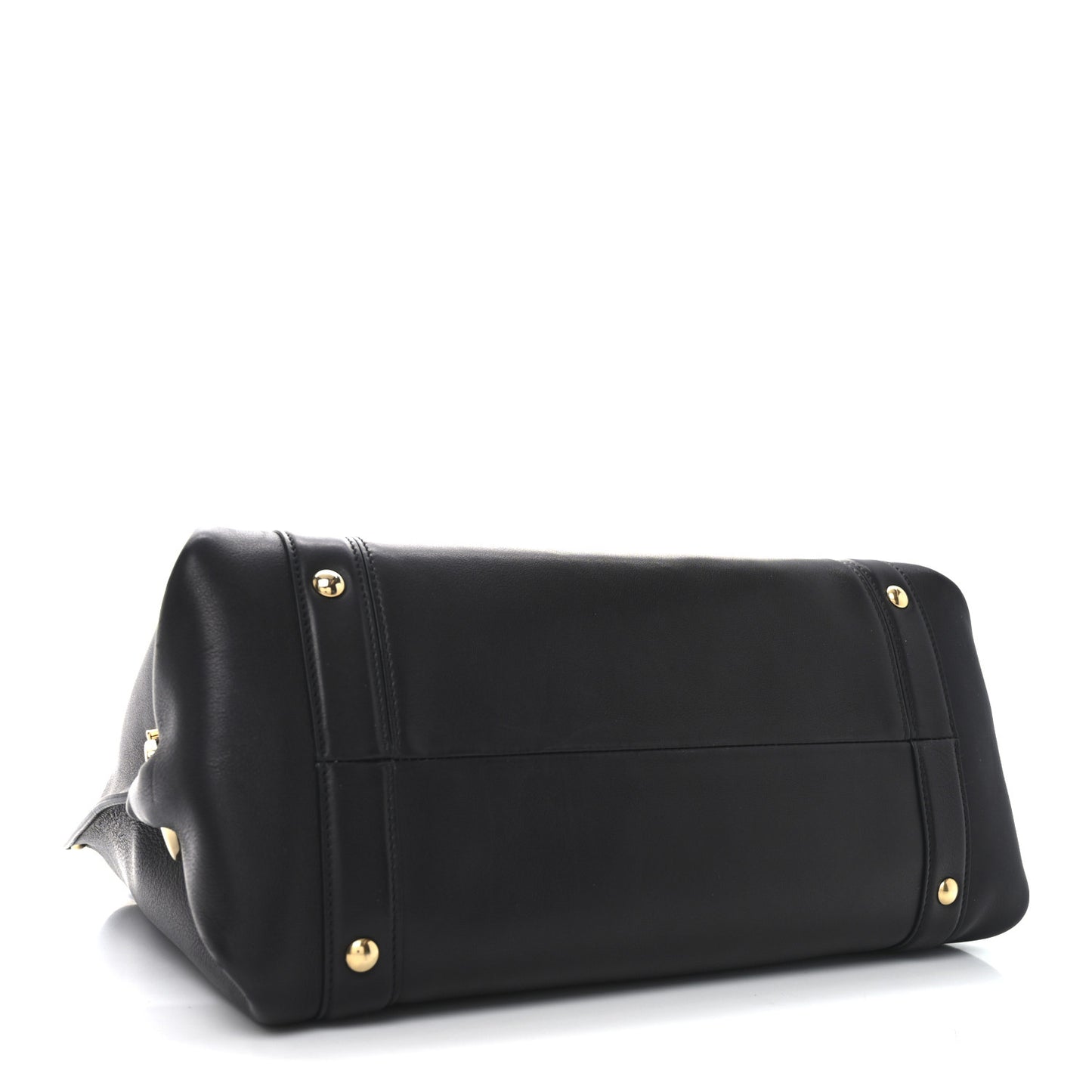 Calfskin Suzanna Gancini Satchel  Black