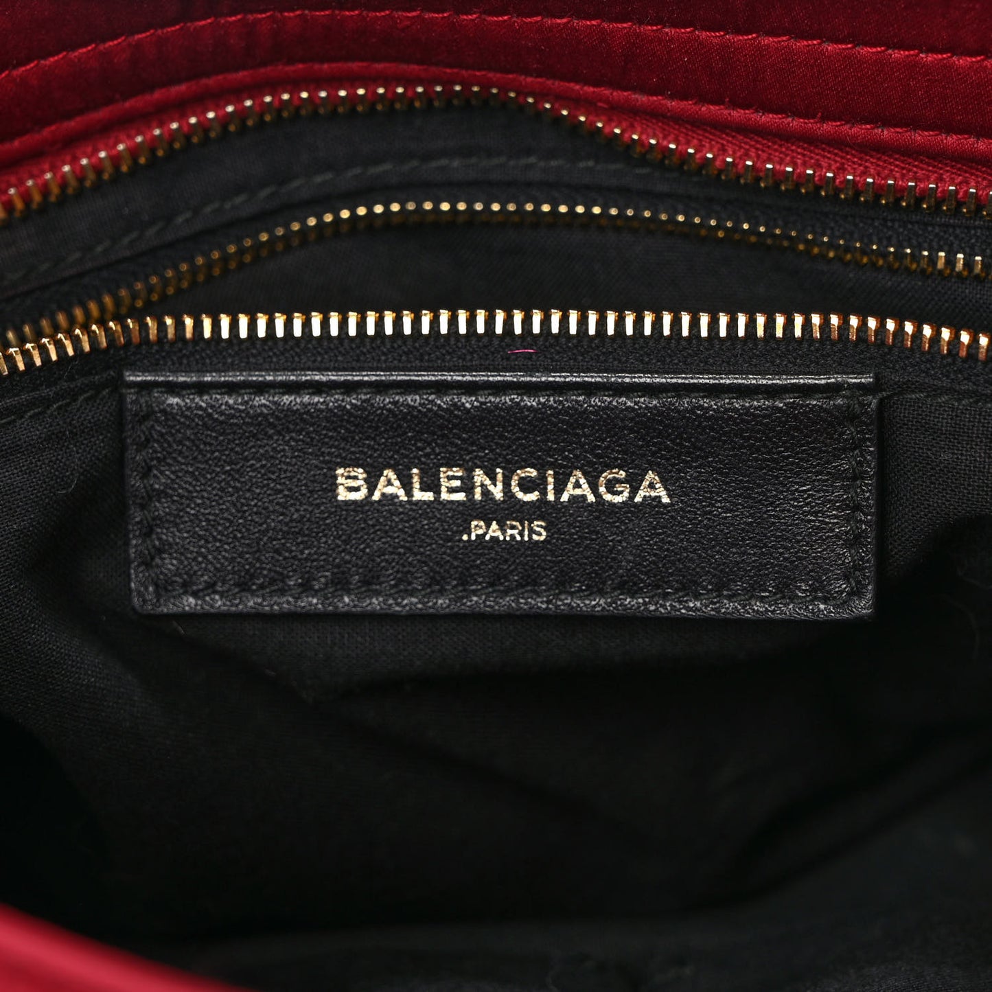 Satin Classic Gold Hardware City Red