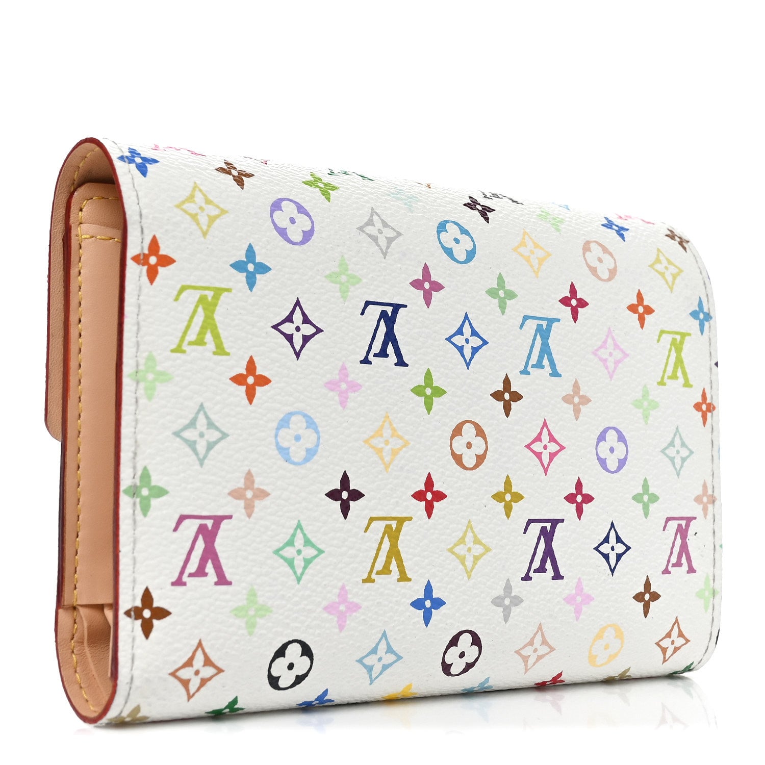 Louis Vuitton Monogram Multicolor Alexandra Wallet White 3 of 6