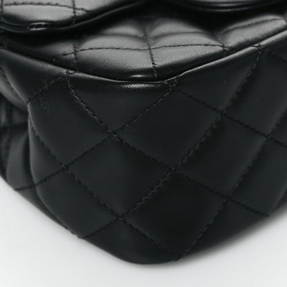 Chanel Lambskin Quilted Mini Romance Square Flap Black 8 of 10