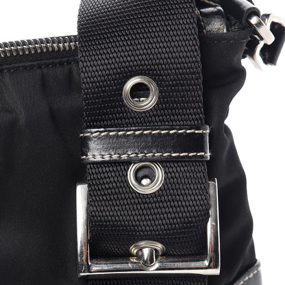 Prada Tessuto Nylon Shoulder Bag Black 8 of 10