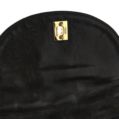 Chanel Lambskin Quilted Drawstring Backpack Black 13 of 13