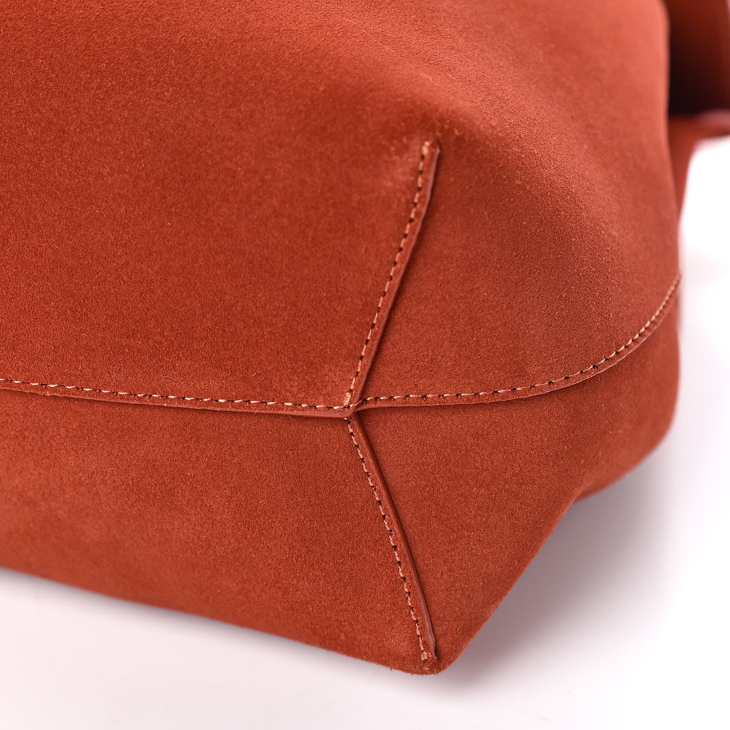 Mansur Gavriel Suede Mini Lady Bag Brick 9 of 9
