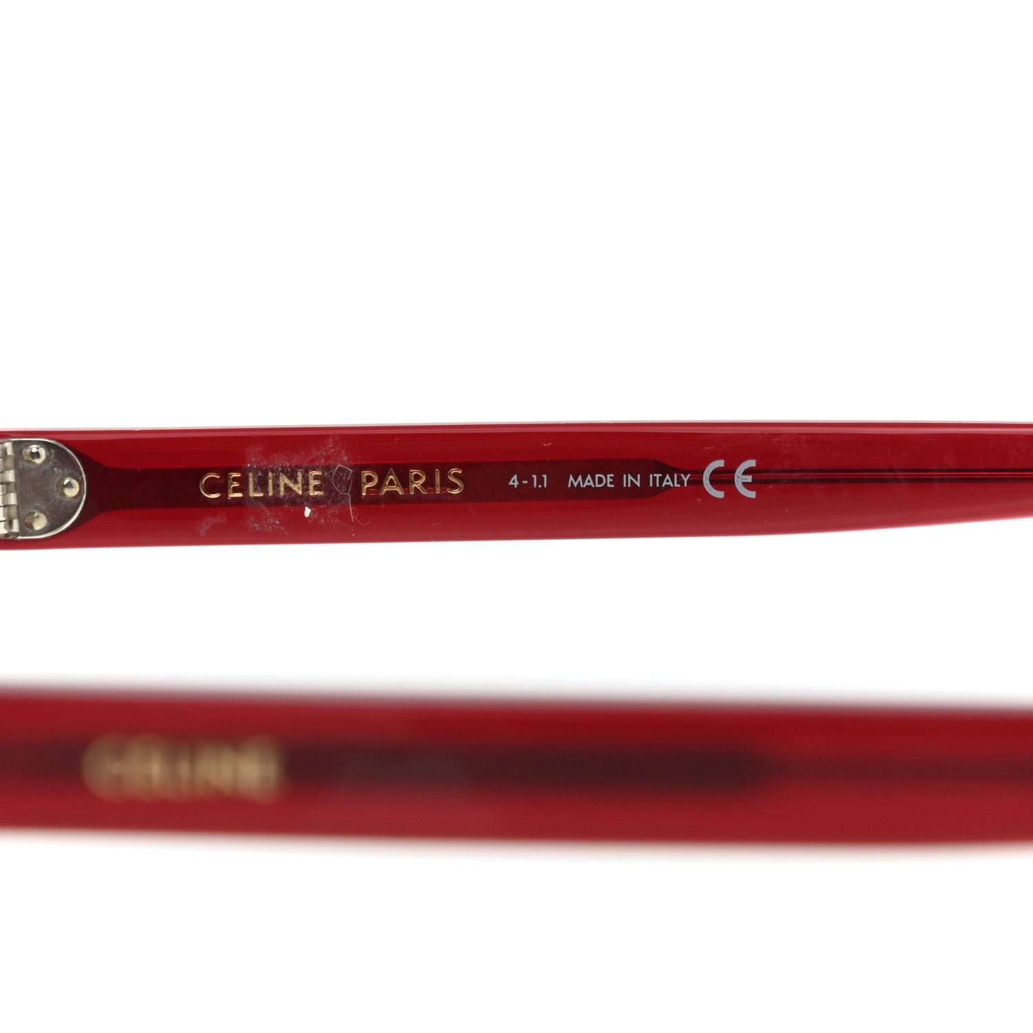 Celine Acetate Sunglasses CL40158I Red 6 of 7