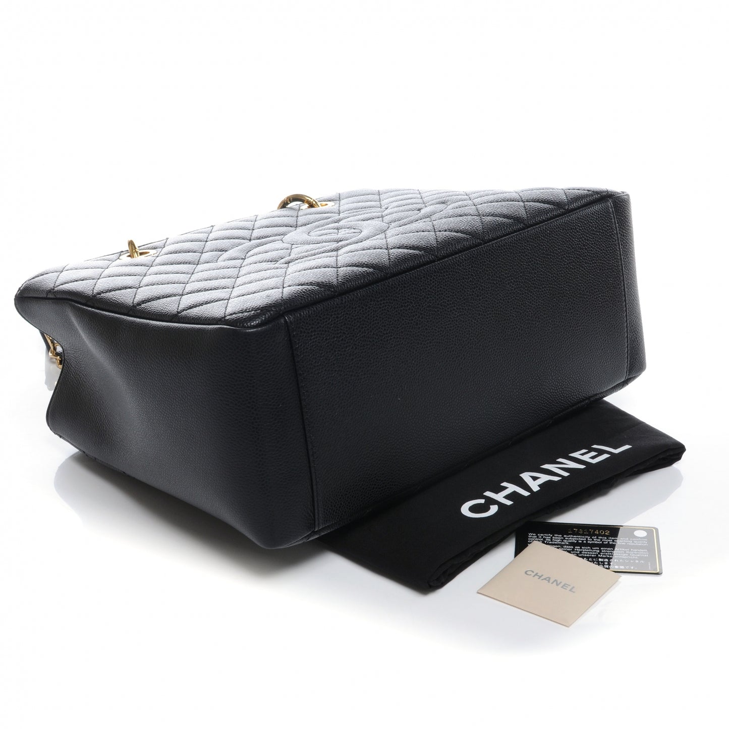 Caviar Grand Shopping Tote GST Black
