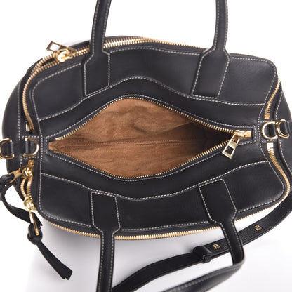 Loewe Calfskin Triple Zip Tote Black 6 of 10