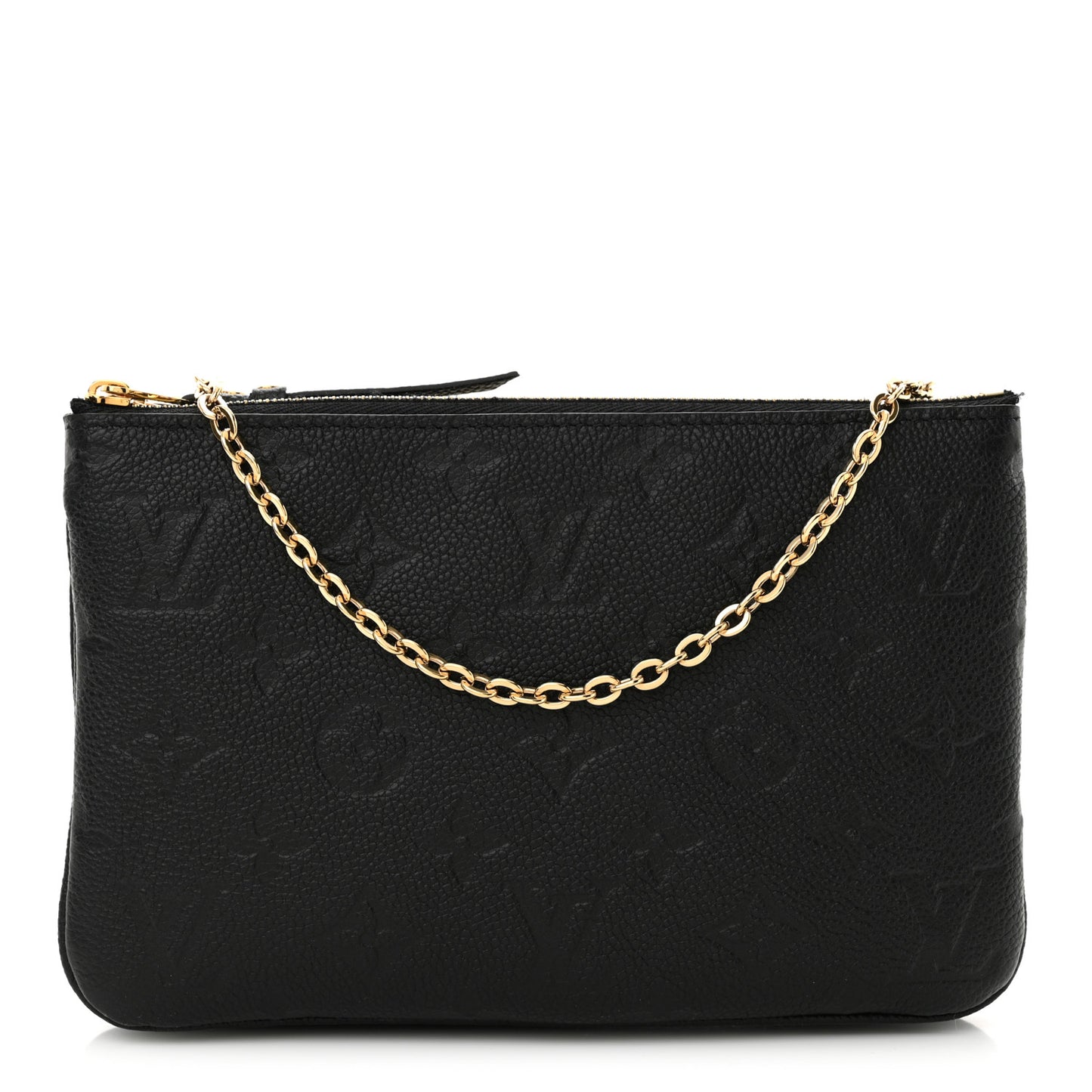 Empreinte Double Zip Pochette Black
