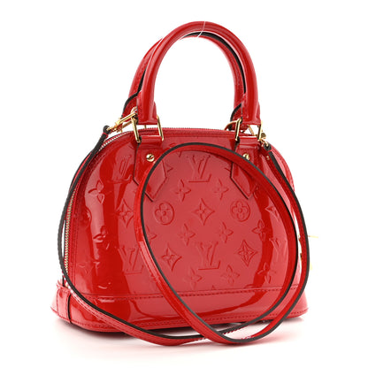 Louis Vuitton Vernis Alma BB Cherry 3 of 9