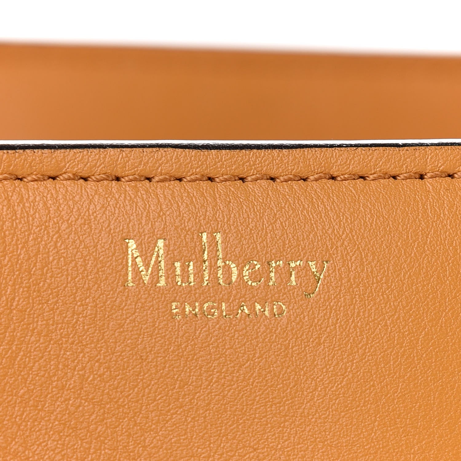 Mulberry Silky Calfskin Zipped Bayswater Amber 6 of 10
