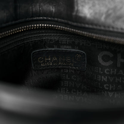 Chanel Lambskin Quilted Chocolate Bar Tote Black 5 of 17