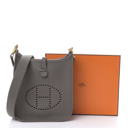 Hermes Taurillon Clemence Evelyne TPM Etain 11 of 11