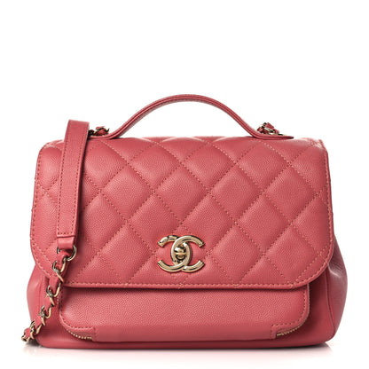 Chanel Caviar Quilted Medium Business Affinity Flap Pink 1 of 9