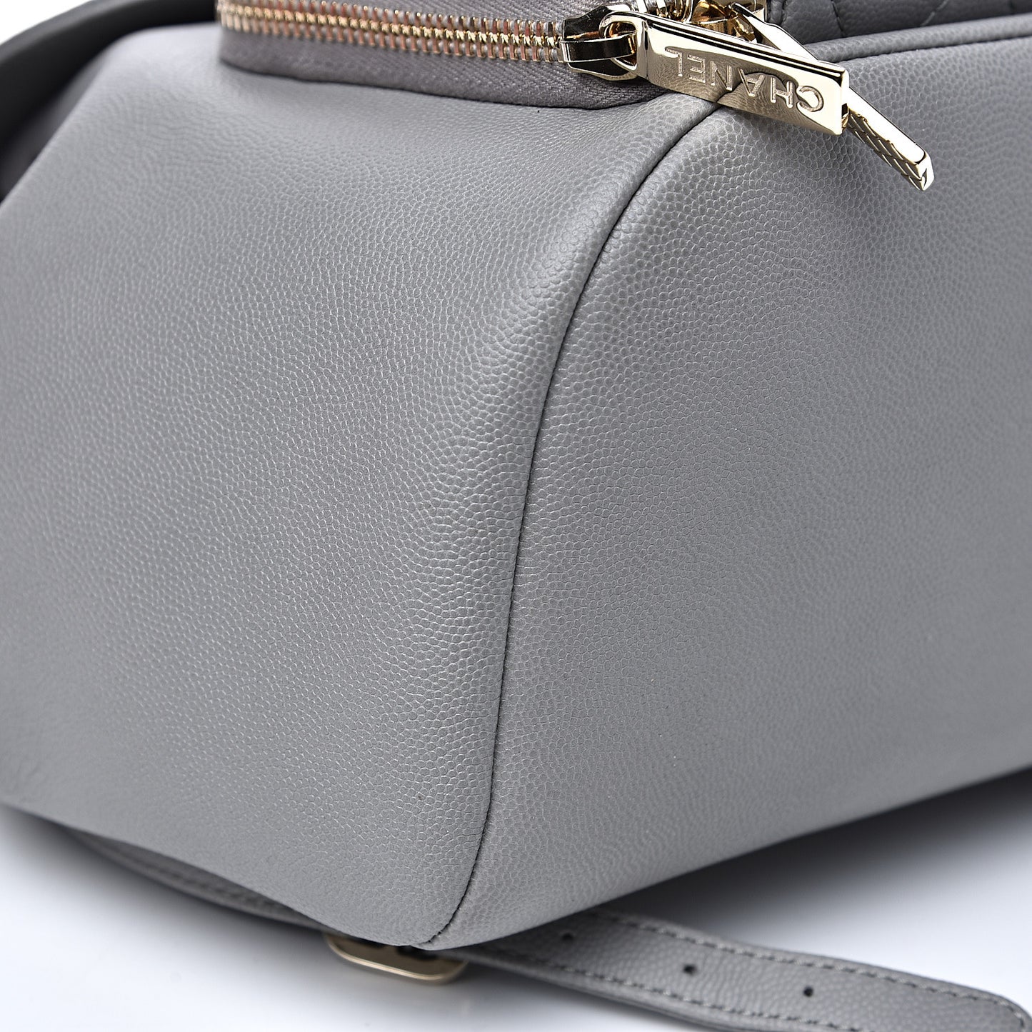 Caviar Quilted Business Affinity Backpack Grey