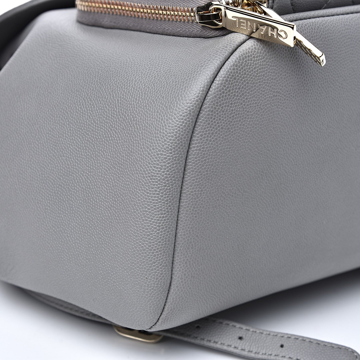 Chanel Caviar Quilted Business Affinity Backpack Grey 7 of 10