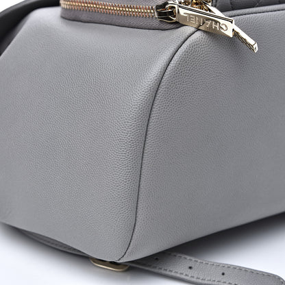Chanel Caviar Quilted Business Affinity Backpack Grey 7 of 10