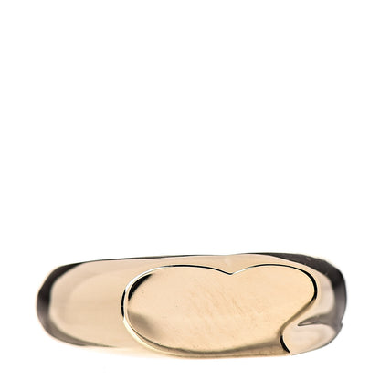 Tiffany 18K Yellow Gold Elsa Peretti Heart Ring 53 6.5 1 of 5
