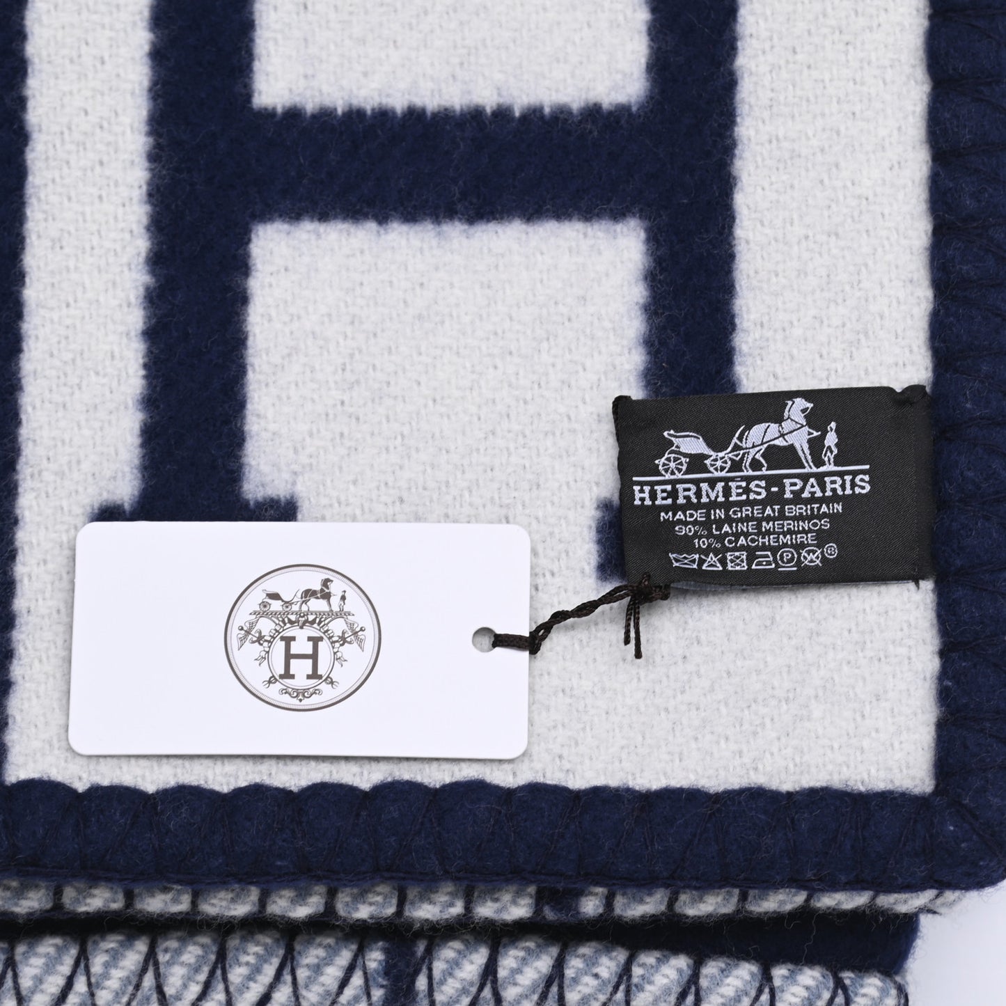 Wool Cashmere Avalon III Blanket Caban Ecru