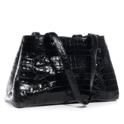 Nancy Gonzalez Crocodile Satchel Black 3 of 7