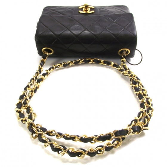 Lambskin Mini Flap Black