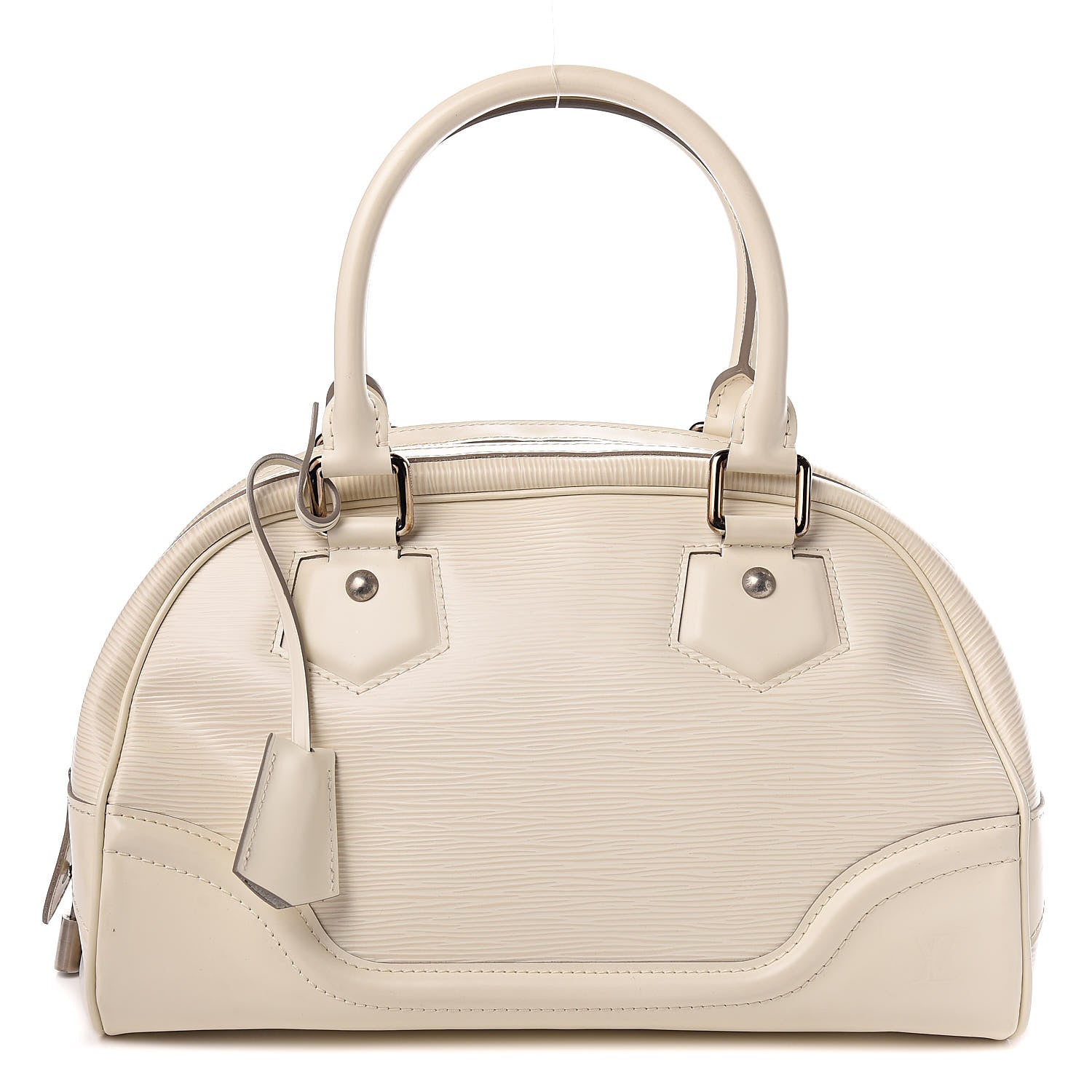 Louis Vuitton Epi Bowling Montaigne PM Ivory 1 of 11
