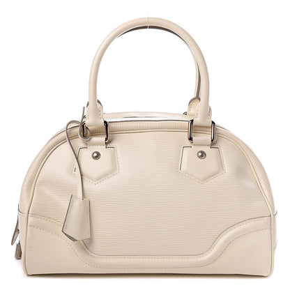 Louis Vuitton Epi Bowling Montaigne PM Ivory 1 of 11