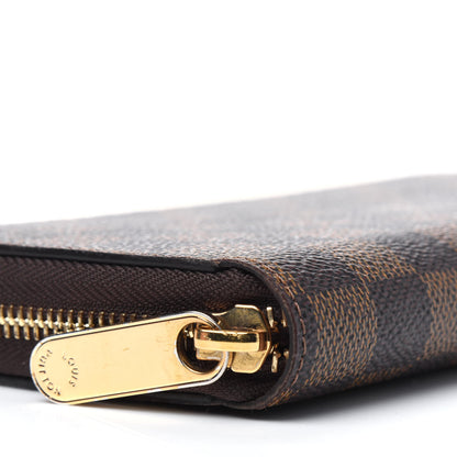 Louis Vuitton Damier Ebene Zippy Wallet Rose Ballerine 13 of 19