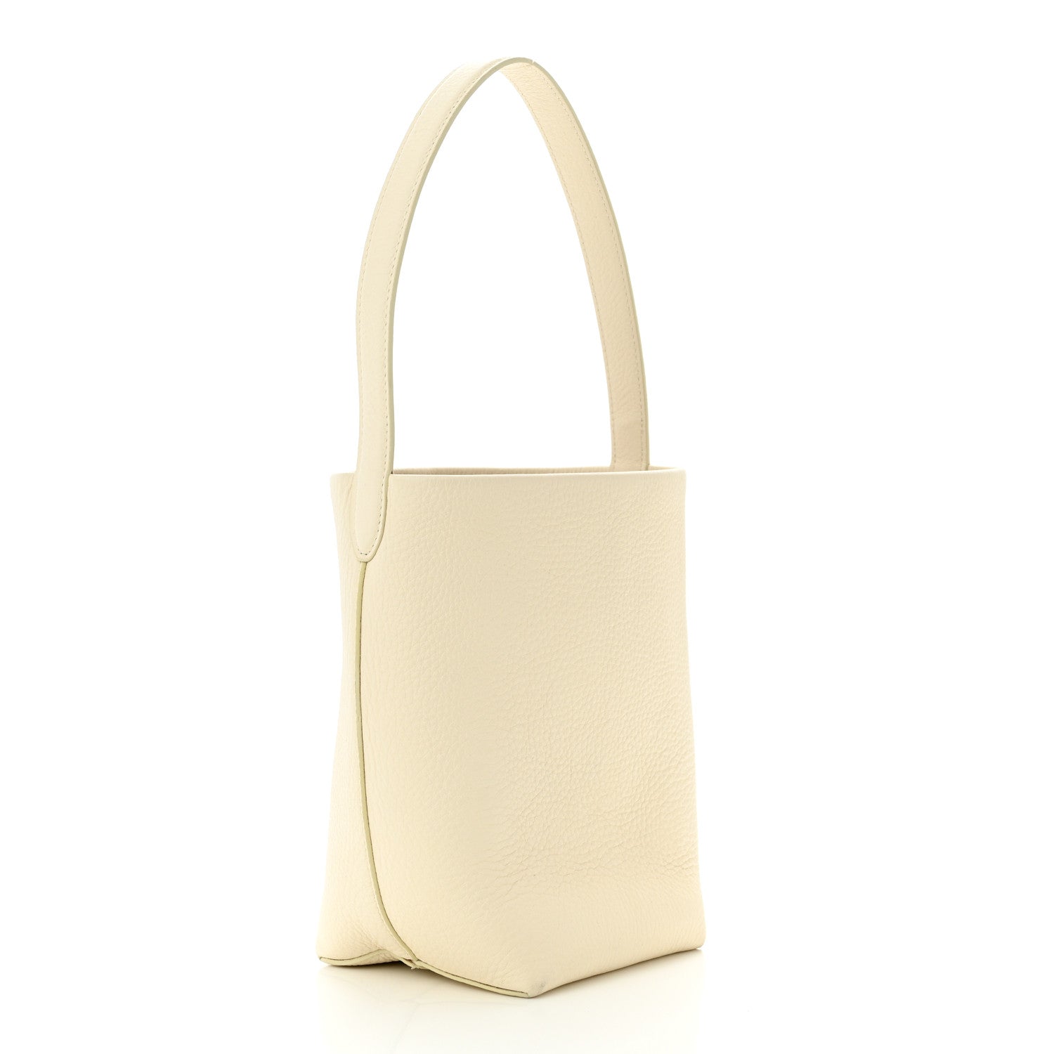 The Row Grained Calfskin Small N/S Park Tote Ivory 3 of 10