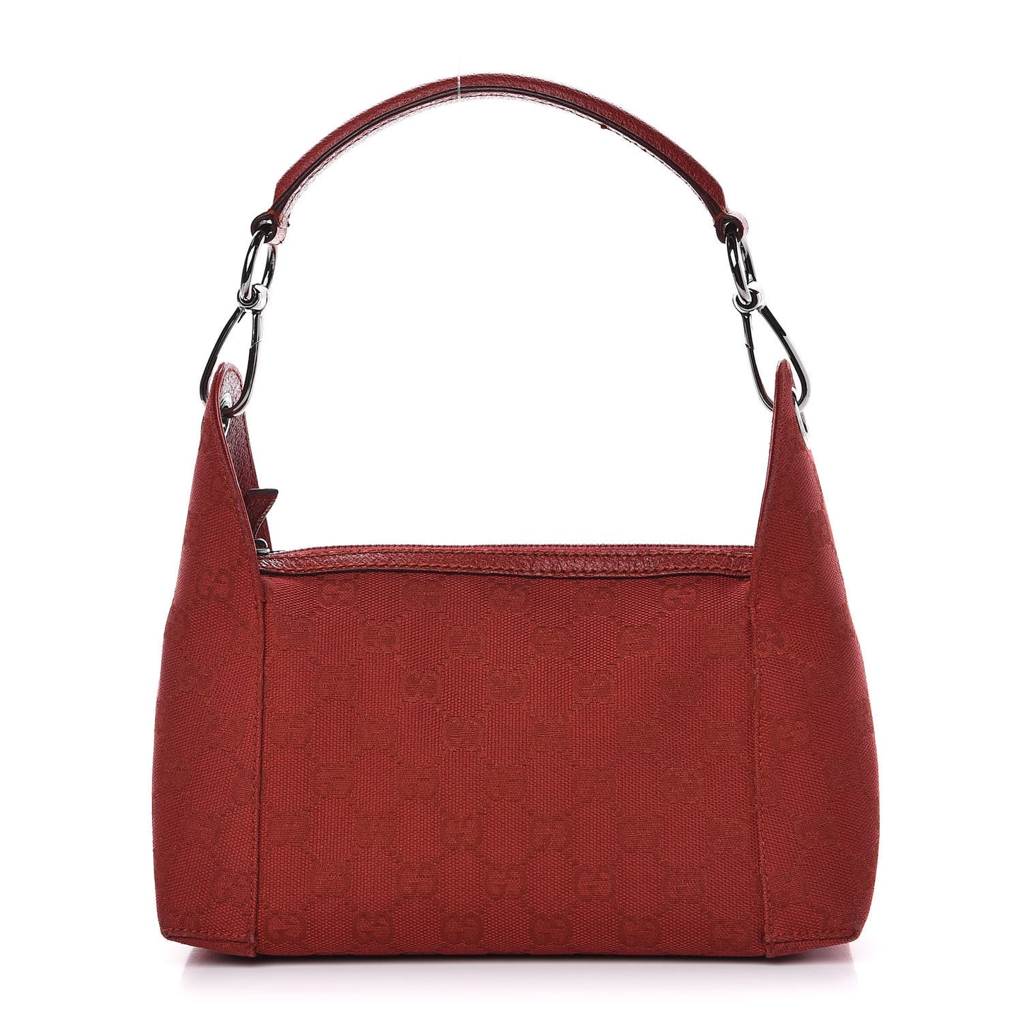 Monogram Small Hobo Red