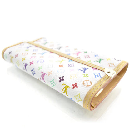 Louis Vuitton Monogram Multicolor Porte Tresor International Wallet White 4 of 8